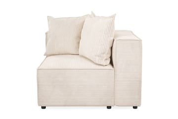 Cubo 1-seters Venstremodul i Manchester 108 cm bred - Beige - Møbler - Sofaer - Modulsofaer - Øvrige moduler for modulsofa