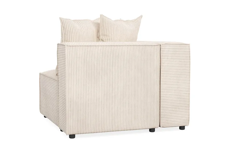 Cubo 1-seters Venstremodul i Manchester 108 cm bred - Beige - Møbler - Sofaer - Modulsofaer - Øvrige moduler for modulsofa