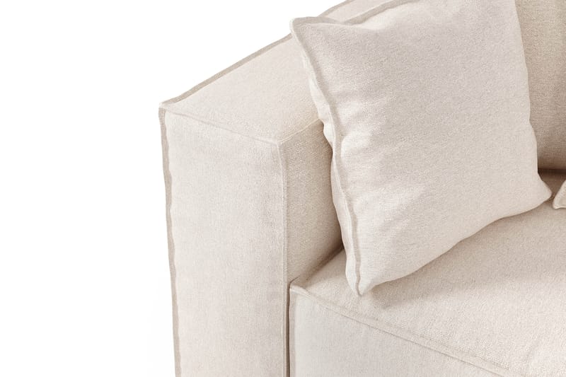 Cubo 1-seters Venstremodul i Stoff 108 cm bred - Beige - Møbler - Sofaer - Modulsofaer - Øvrige moduler for modulsofa