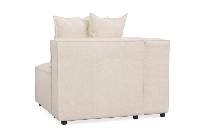 Cubo 1-seters Venstremodul i Stoff 108 cm bred - Beige - Møbler - Sofaer - Modulsofaer - Øvrige moduler for modulsofa