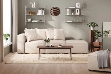 Cubo 1-seters Venstremodul i Stoff 108 cm bred - Beige - Møbler - Sofaer - Modulsofaer - Øvrige moduler for modulsofa