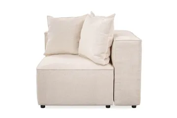 Cubo 1-seters Venstremodul i Stoff 108 cm bred - Beige - Møbler - Sofaer - Modulsofaer - Øvrige moduler for modulsofa