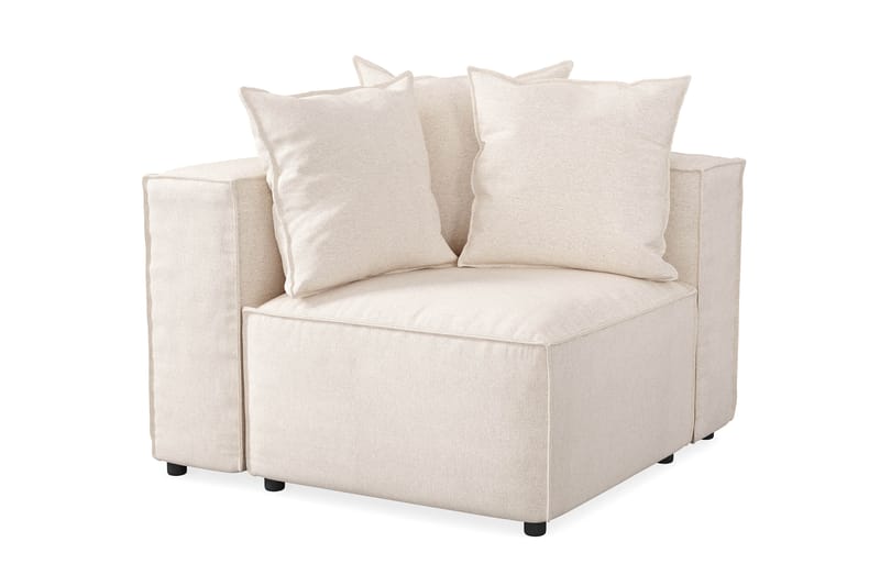 Cubo Venstremodul 108 cm - Beige - Øvrige moduler for modulsofa