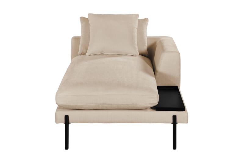 Karridale Divanmodul 92,5 cm Høyre - Beige - Møbler - Sofaer - Modulsofaer - Øvrige moduler for modulsofa