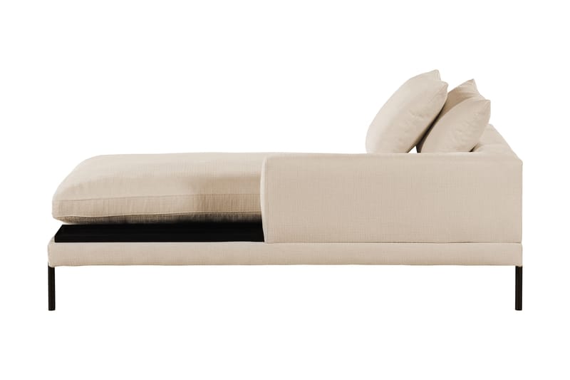 Karridale Divanmodul 92,5 cm Høyre - Beige - Møbler - Sofaer - Modulsofaer - Øvrige moduler for modulsofa