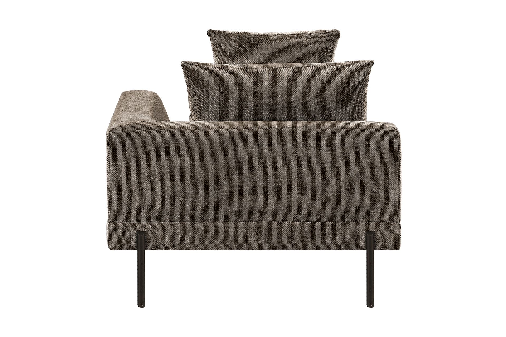 Karridale Divanmodul 92,5 cm Høyre - Brun - Møbler - Sofaer - Modulsofaer - Øvrige moduler for modulsofa