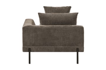 Karridale Divanmodul 92,5 cm Høyre - Brun - Møbler - Sofaer - Modulsofaer - Øvrige moduler for modulsofa