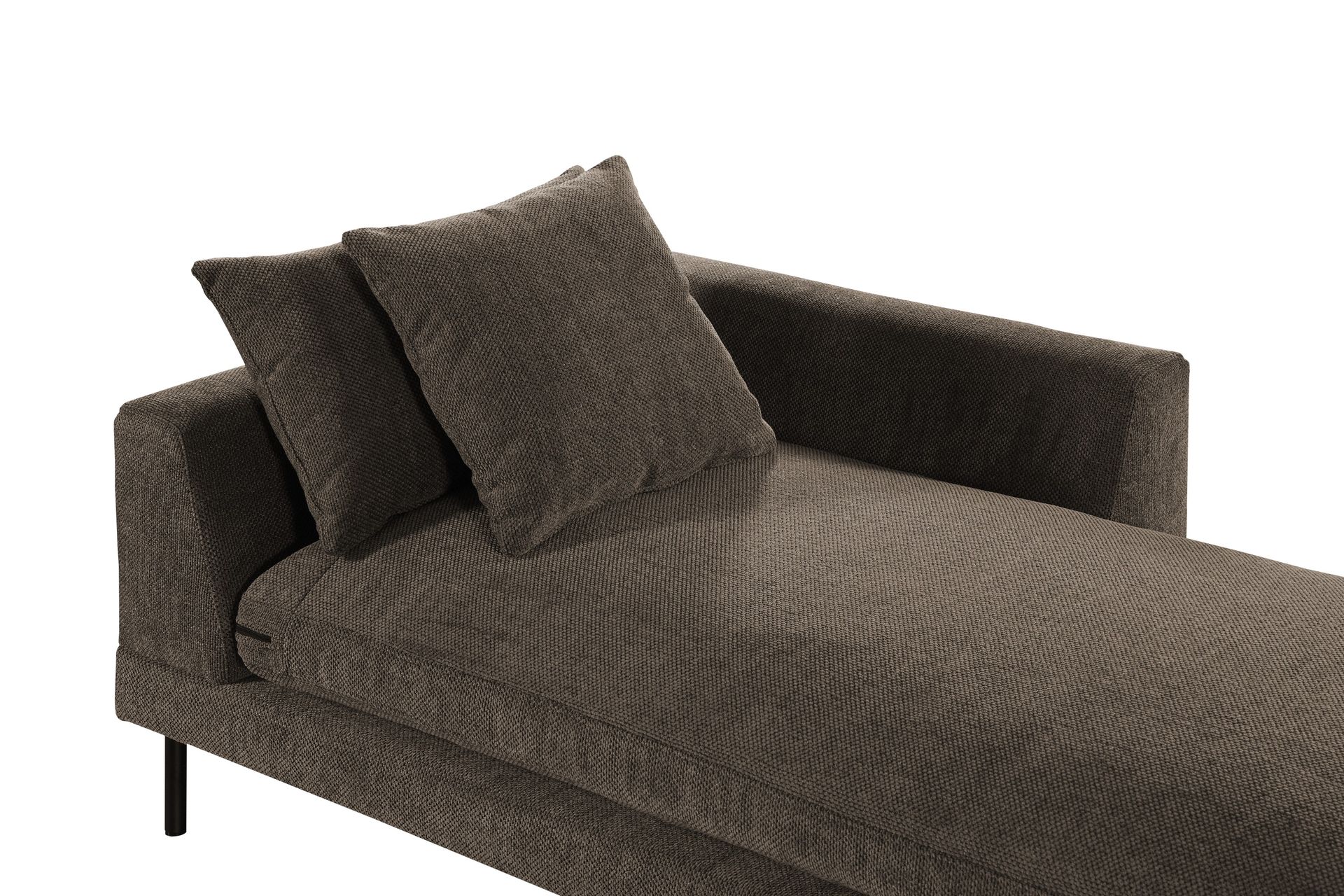 Karridale Divanmodul 92,5 cm Høyre - Brun - Møbler - Sofaer - Modulsofaer - Øvrige moduler for modulsofa
