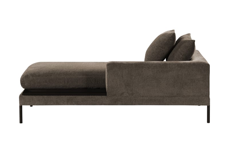 Karridale Divanmodul 92,5 cm Høyre - Brun - Møbler - Sofaer - Modulsofaer - Øvrige moduler for modulsofa