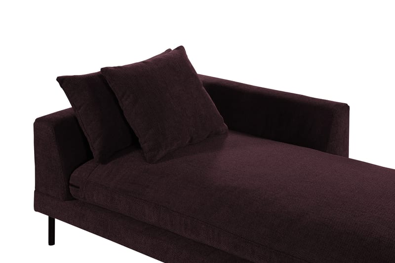 Karridale Divanmodul 92,5 cm Høyre - Mørkerød - Møbler - Sofaer - Modulsofaer - Øvrige moduler for modulsofa
