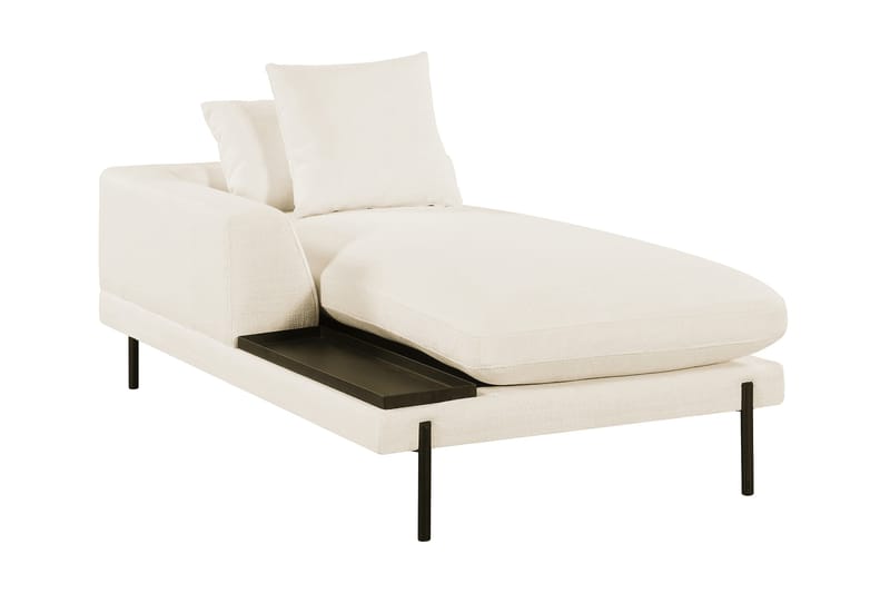 Karridale Divanmodul 92,5 cm Venstre - Hvit - Møbler - Sofaer - Modulsofaer - Øvrige moduler for modulsofa