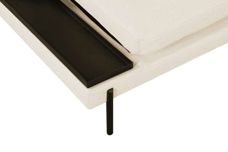 Karridale Divanmodul 92,5 cm Venstre - Hvit - Møbler - Sofaer - Modulsofaer - Øvrige moduler for modulsofa