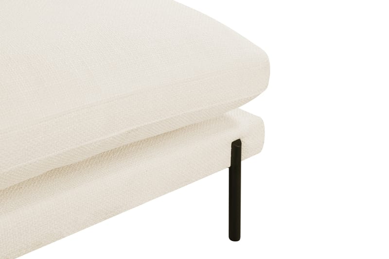 Karridale Divanmodul 92,5 cm Venstre - Hvit - Møbler - Sofaer - Modulsofaer - Øvrige moduler for modulsofa