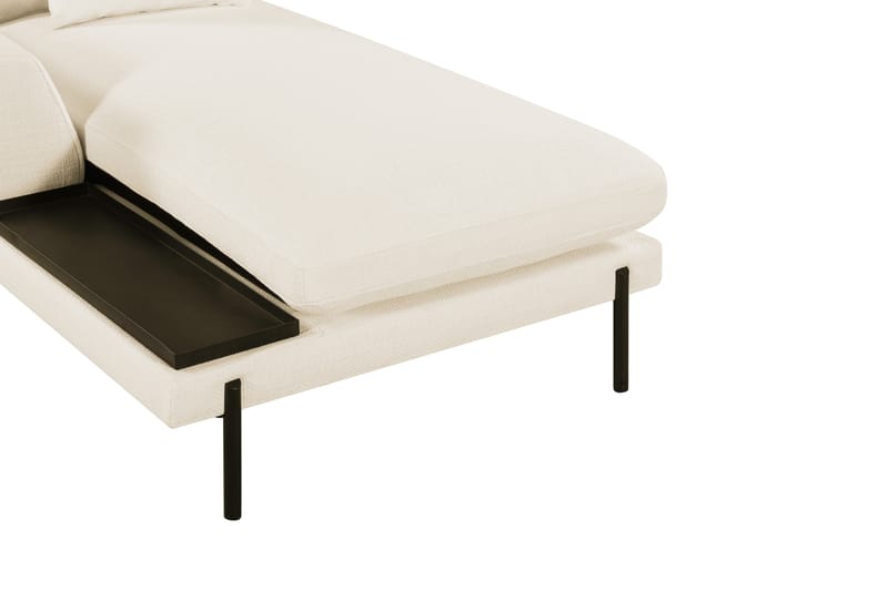Karridale Divanmodul 92,5 cm Venstre - Hvit - Møbler - Sofaer - Modulsofaer - Øvrige moduler for modulsofa