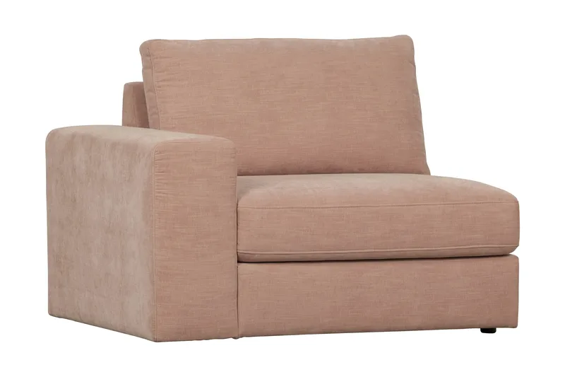 Kielstra Venstremodul - Rosa - Møbler - Sofaer - Modulsofaer - Øvrige moduler for modulsofa