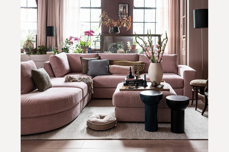 Kielstra Venstremodul - Rosa - Møbler - Sofaer - Modulsofaer - Øvrige moduler for modulsofa