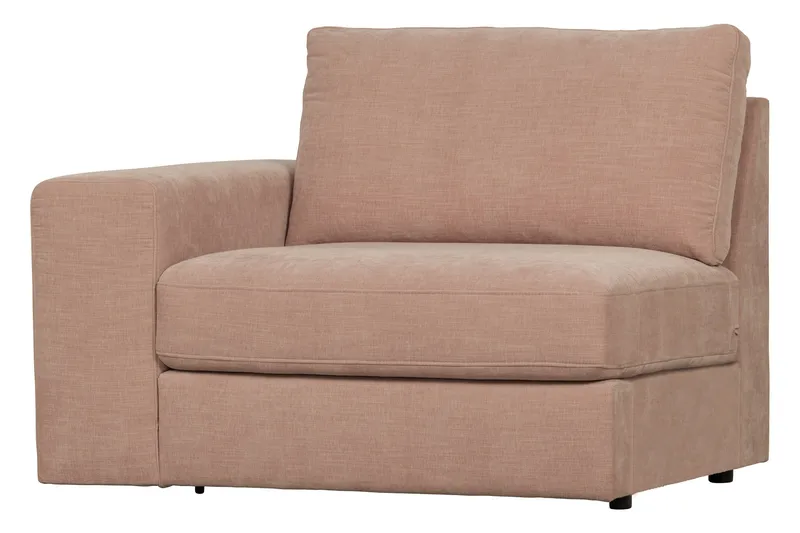 Kielstra Venstremodul - Rosa - Møbler - Sofaer - Modulsofaer - Øvrige moduler for modulsofa