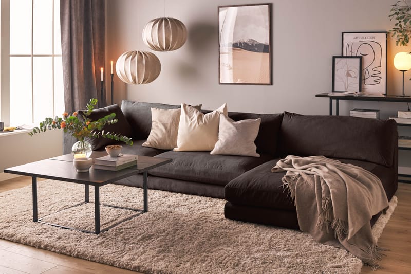 Noha Divanmodul Manchester - Brun Kordfløyel - Møbler - Sofaer - Modulsofaer - Øvrige moduler for modulsofa