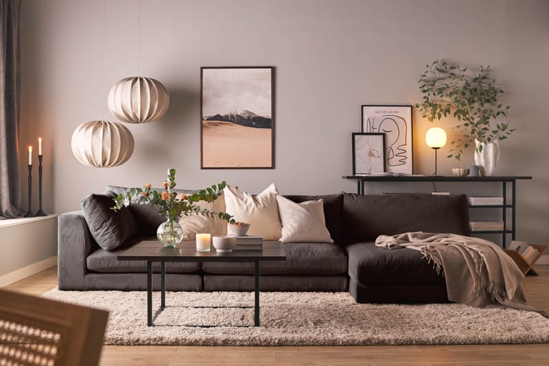Noha Divanmodul Manchester - Brun Kordfløyel - Møbler - Sofaer - Modulsofaer - Øvrige moduler for modulsofa