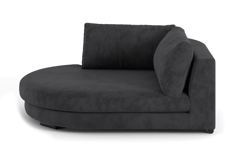 Noha Divanmodul Rund Høyre - Brun Fløyel - Møbler - Sofaer - Modulsofaer - Øvrige moduler for modulsofa