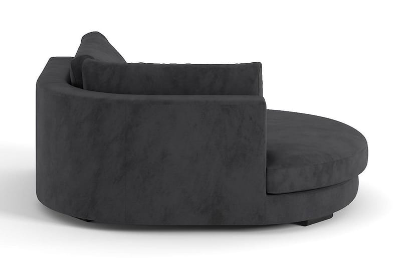 Noha Divanmodul Rund Høyre - Brun Fløyel - Møbler - Sofaer - Modulsofaer - Øvrige moduler for modulsofa