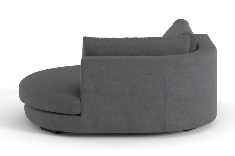 Noha Divanmodul Rund Høyre - Lingrå - Møbler - Sofaer - Modulsofaer - Øvrige moduler for modulsofa