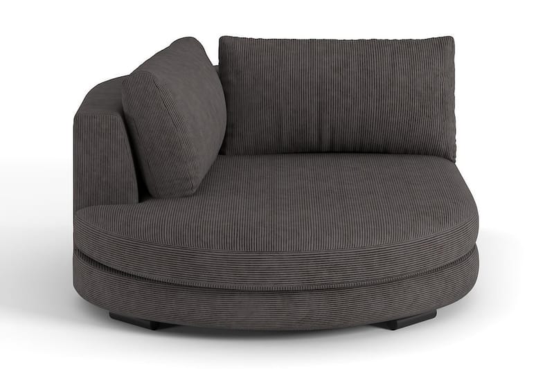 Noha Divanmodul Rund Venstre Manchester - Brun Kordfløyel - Møbler - Sofaer - Modulsofaer - Øvrige moduler for modulsofa