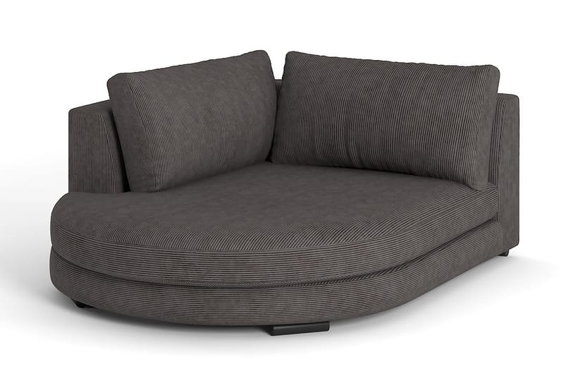 Noha Divanmodul Rund Venstre Manchester - Brun Kordfløyel - Møbler - Sofaer - Modulsofaer - Øvrige moduler for modulsofa