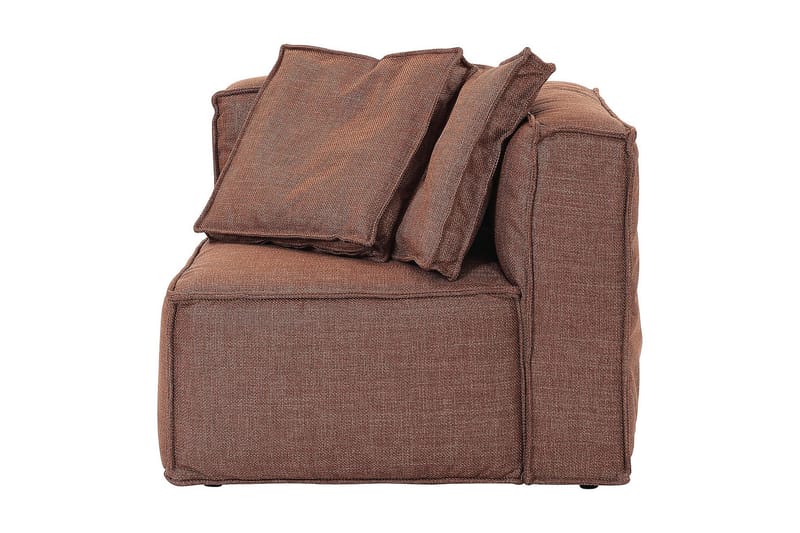 Oceanis Hjørnemodul - Brun/Svart - Møbler - Sofaer - Modulsofaer - Øvrige moduler for modulsofa