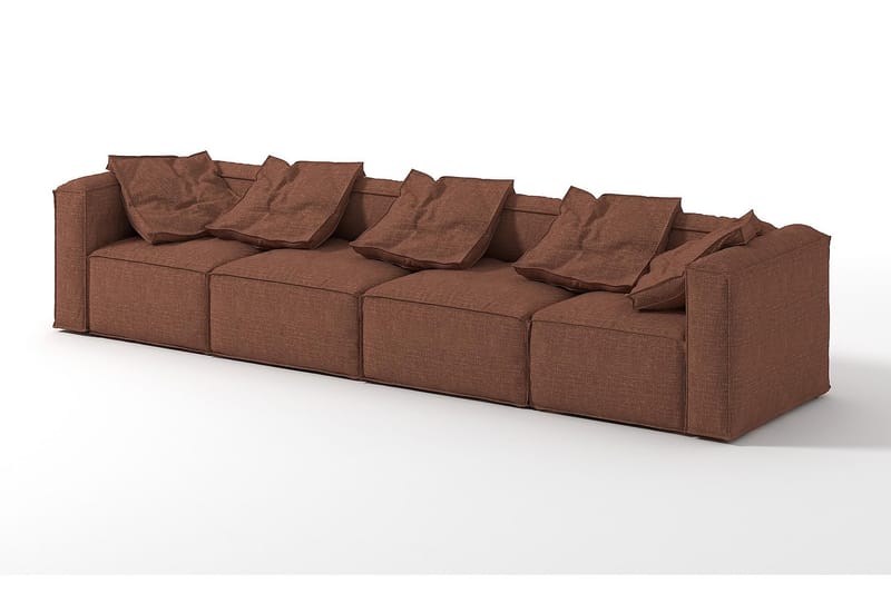 Oceanis Hjørnemodul - Brun/Svart - Møbler - Sofaer - Modulsofaer - Øvrige moduler for modulsofa