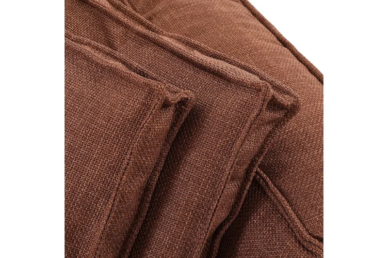 Oceanis Hjørnemodul - Brun/Svart - Møbler - Sofaer - Modulsofaer - Øvrige moduler for modulsofa