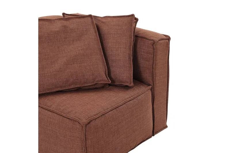 Oceanis Hjørnemodul - Brun/Svart - Møbler - Sofaer - Modulsofaer - Øvrige moduler for modulsofa