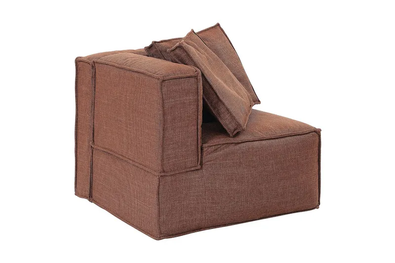 Oceanis Hjørnemodul - Brun/Svart - Møbler - Sofaer - Modulsofaer - Øvrige moduler for modulsofa