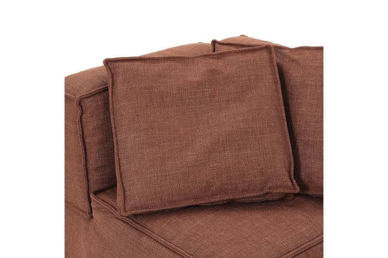 Oceanis Hjørnemodul - Brun/Svart - Møbler - Sofaer - Modulsofaer - Øvrige moduler for modulsofa