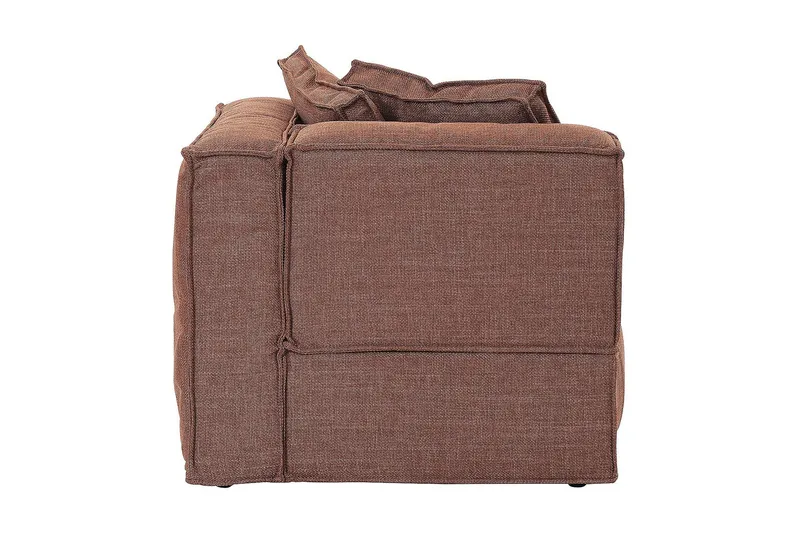 Oceanis Hjørnemodul - Brun/Svart - Møbler - Sofaer - Modulsofaer - Øvrige moduler for modulsofa