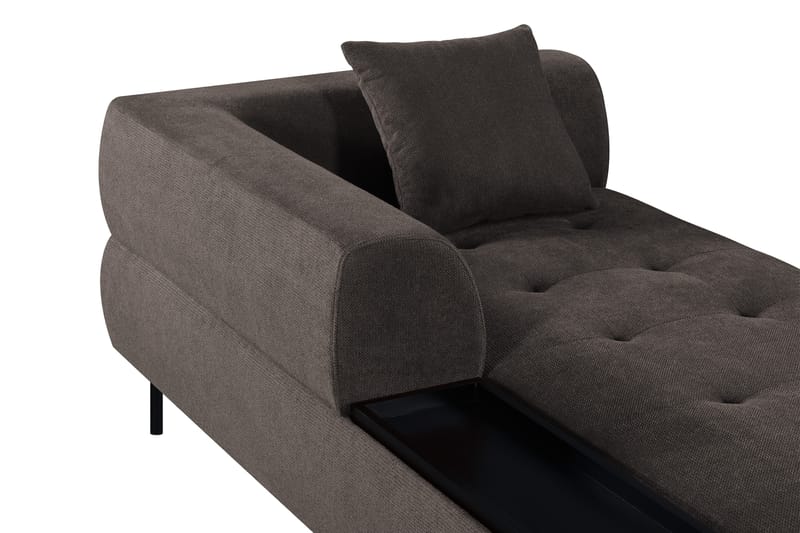 Stratham Sjeselongmodul Venstre - Grå - Møbler - Sofaer - Modulsofaer - Øvrige moduler for modulsofa