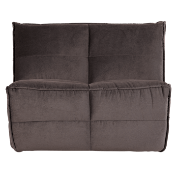 1-seters modul Cluster 105 cm - Sjokoladebrun - Møbler - Sofaer - Modulsofaer - Midtmodul