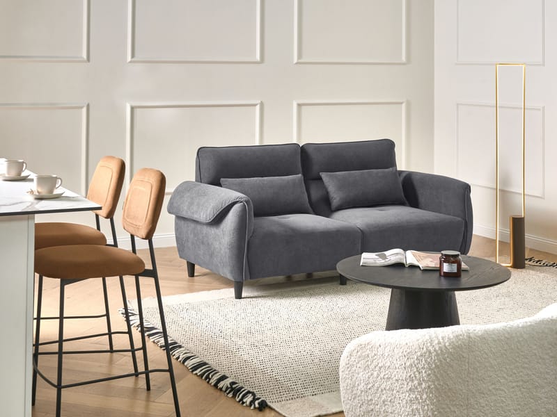 3-seters sofa Wetlan - Mørkegrå - Møbler - Sofaer - Sofa 3 seter