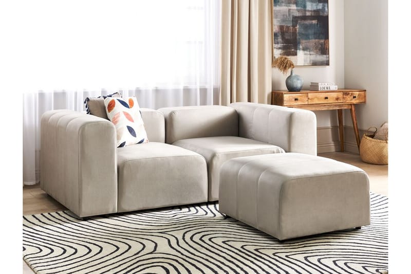 Brenden Modulsofa 2-seter - Beige - Møbler - Sofaer - Modulsofaer - Komplett modulsofa