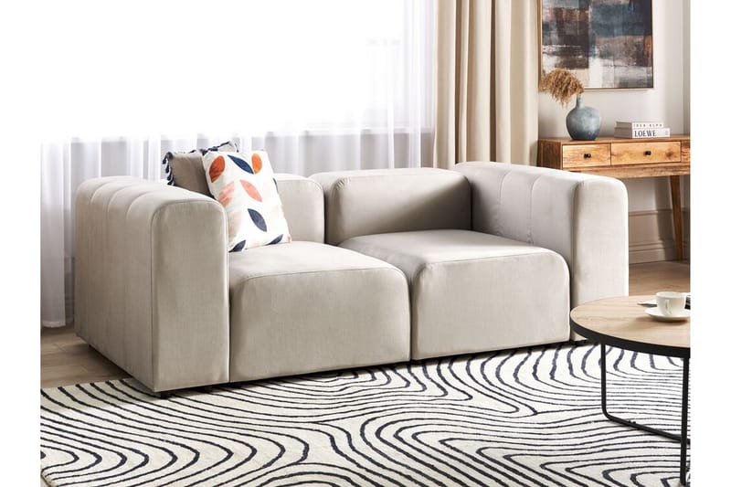 Brenden Modulsofa 2-seter - Beige - Møbler - Sofaer - Modulsofaer - Komplett modulsofa