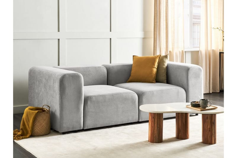 Brenden Modulsofa 2-seter - Grå - Møbler - Sofaer - Modulsofaer - Komplett modulsofa
