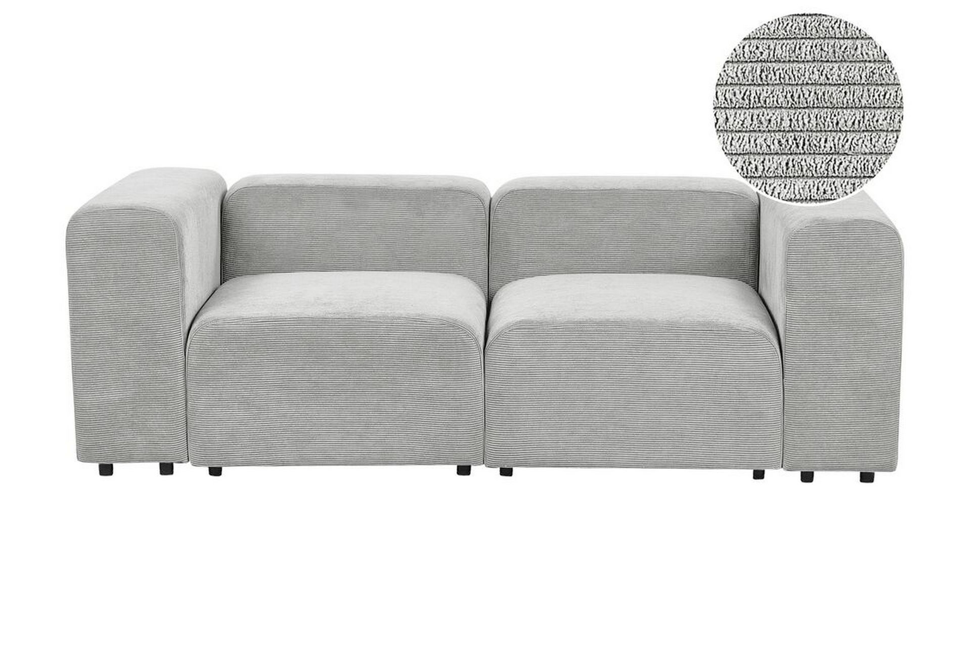 Brenden Modulsofa 2-seter - Grå - Møbler - Sofaer - Modulsofaer - Komplett modulsofa