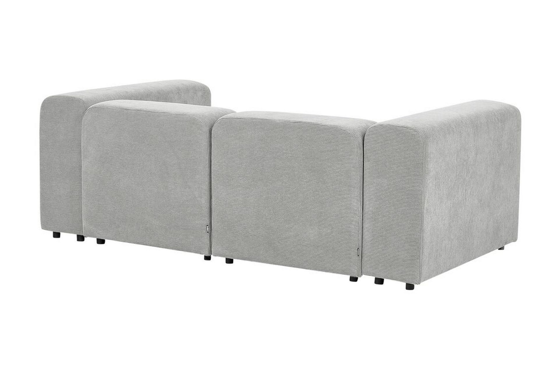 Brenden Modulsofa 2-seter - Grå - Møbler - Sofaer - Modulsofaer - Komplett modulsofa