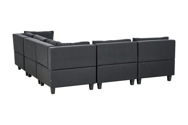 Buck 5-seter L-formet Modulsofa i Stoff - Svart - Møbler - Sofaer - Modulsofaer - Komplett modulsofa