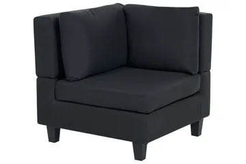Buck 5-seter L-formet Modulsofa i Stoff - Svart - Møbler - Sofaer - Modulsofaer - Komplett modulsofa