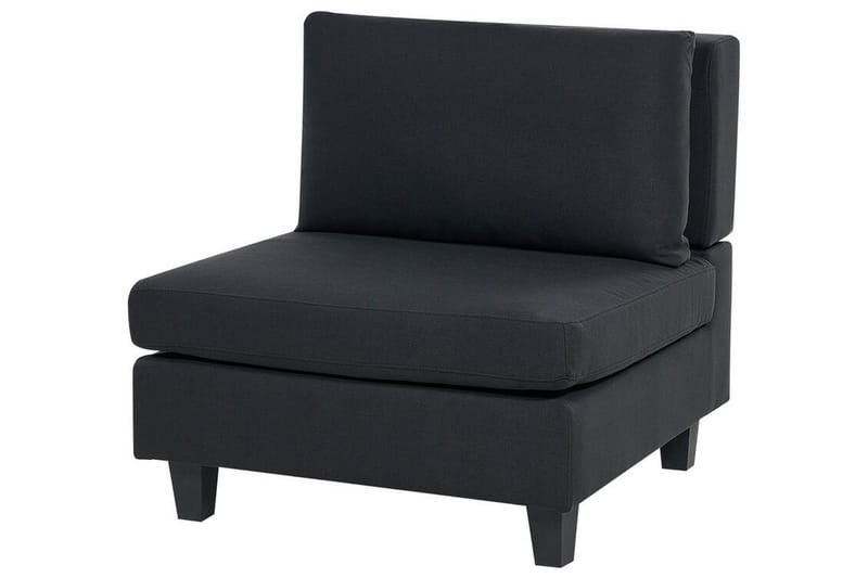 Buck 5-seter L-formet Modulsofa i Stoff - Svart - Møbler - Sofaer - Modulsofaer - Komplett modulsofa