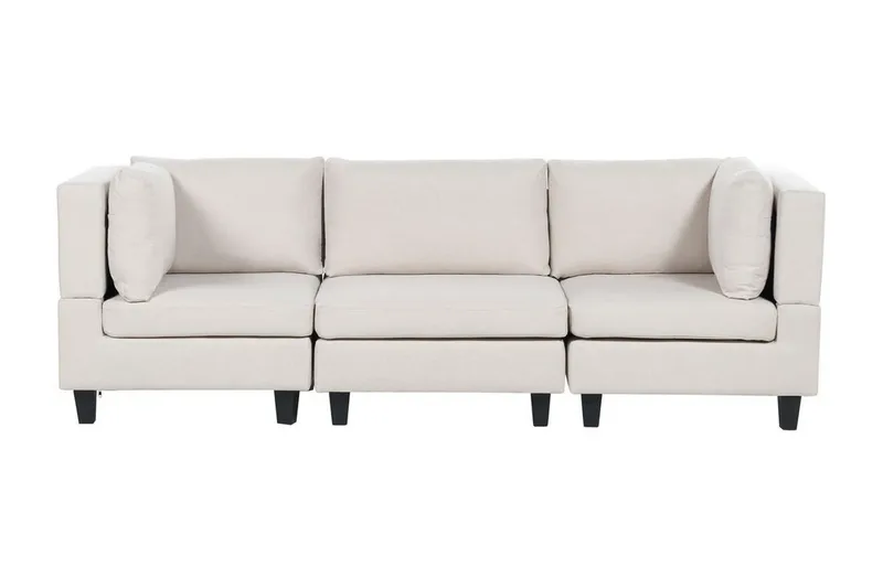 Buck Modulsofa 3-seter - Beige/Svart - Møbler - Sofaer - Modulsofaer - Komplett modulsofa