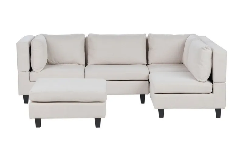 Buck Modulsofa 4-seter, Beige/Svart