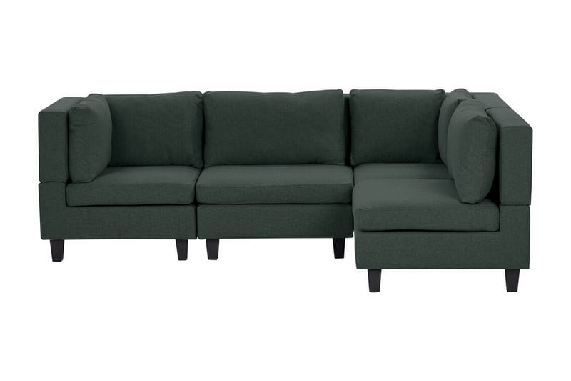 Buck Modulsofa 4-seter, Grønn/Svart