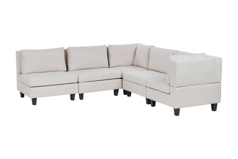 Buck Modulsofa 5-seter, Beige/Svart